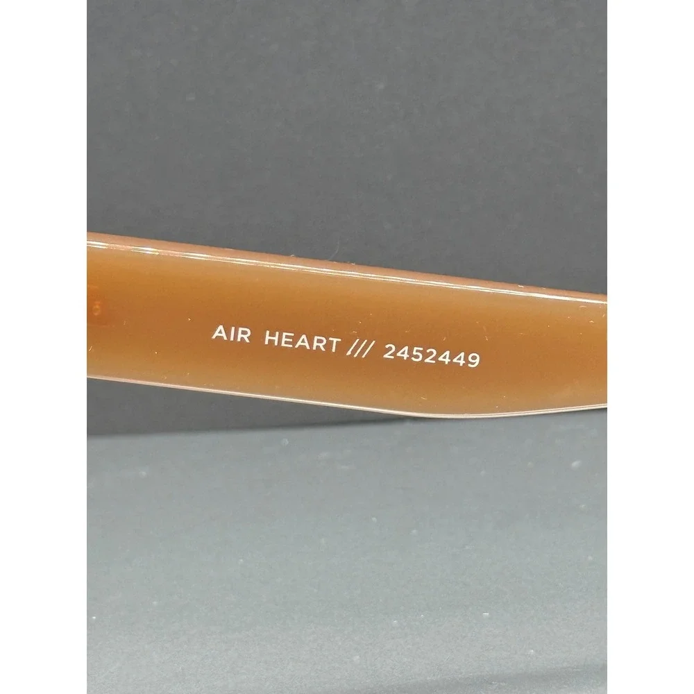 Le Specs Air Heart Polarized Sunglasses Caramel Tan Cat Eye 2452449